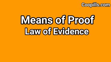 Means of proof