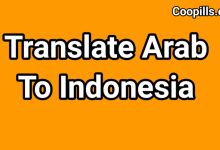 translate Arab to indonesia