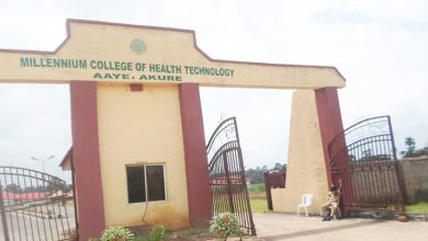 millennium college of health technology akure